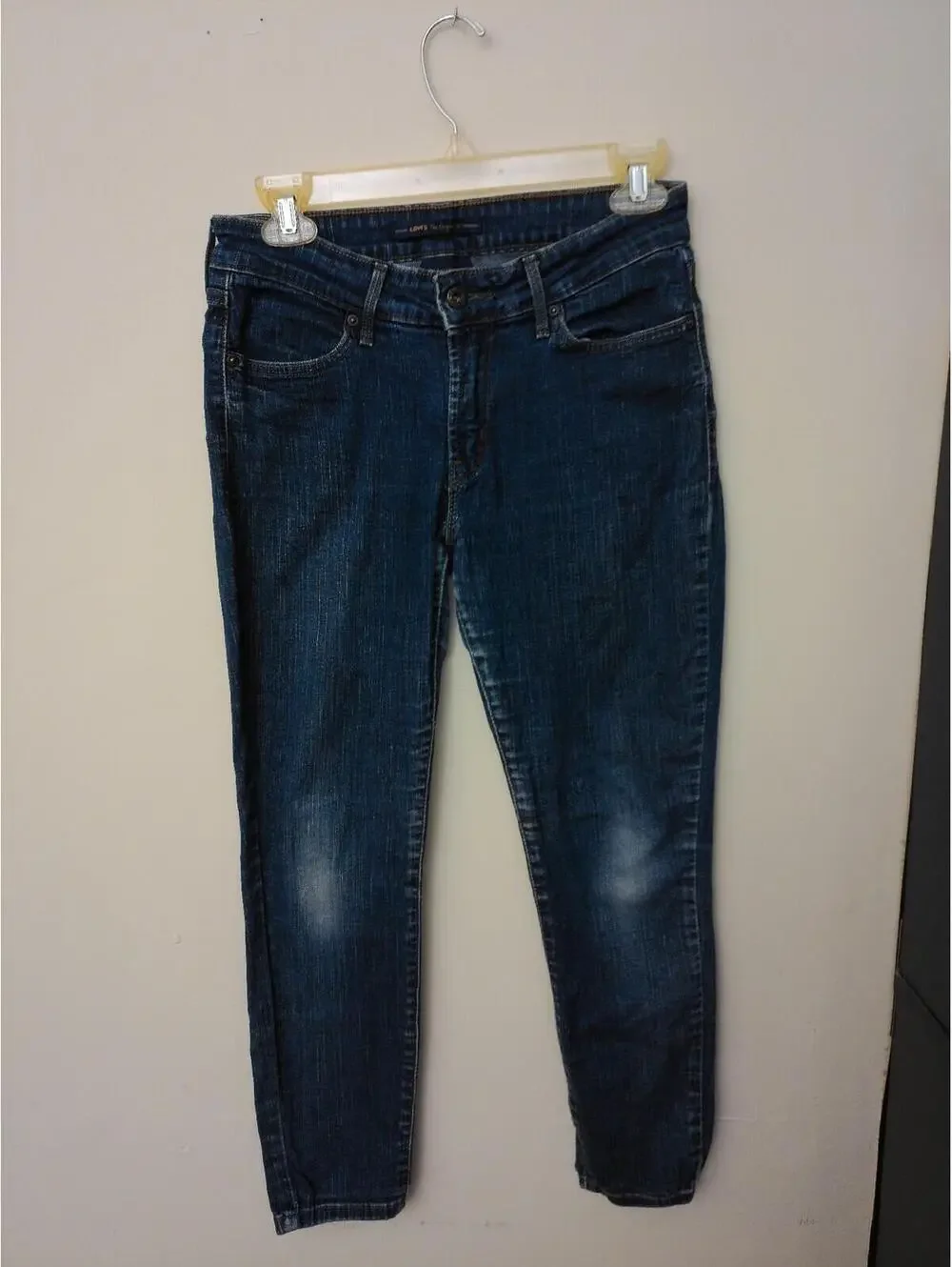 Levi's Legging girls Jeans Dark Wash Blue‎ Size 10 Stretch Skinny Fit Denim
